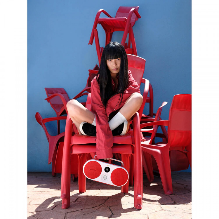 Polaroid Kaiutin P3 Punainen&Valkoinen