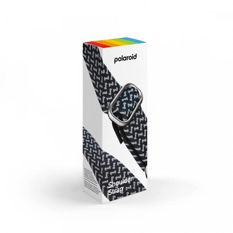 Polaroid Music Olkahihna Musta yhteensopiva Polaroid-kaiuttimien P2, P3 ja P4 kanssa