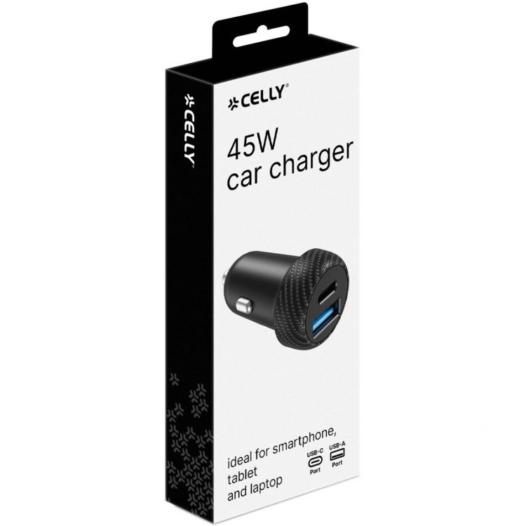 Celly Billaddare 1xUSB-C PD 1xUSB-A 45W