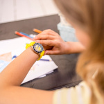 ACCUTIME Kello Time Teacher Keltainen