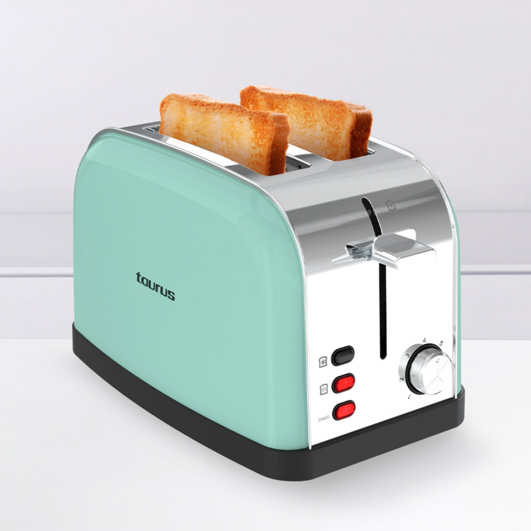 Taurus Leivänpaahdin Kaksi Paikkaa Vintage 2 Mintunvärinen