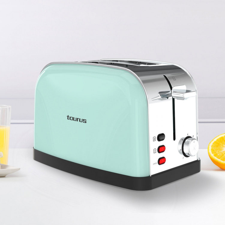 Taurus Leivänpaahdin Kaksi Paikkaa Vintage 2 Mintunvärinen