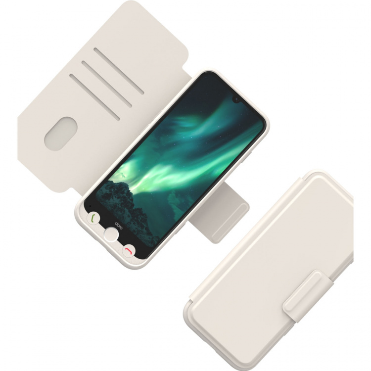 Doro Plånboksfodral Aurora A31 Ben-vit