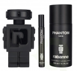 Paco Rabanne Phantom Giftset 260 ml Edp Spray 100 ml/Deodorant Spray 150 ml/Edp Travel Spray 10 ml