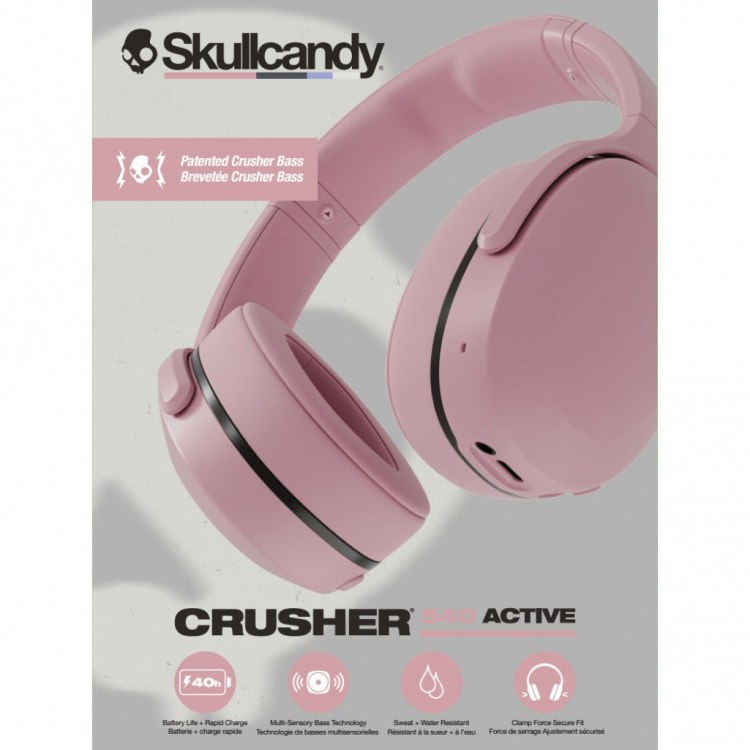 Skullcandy Kuulokkeet Crusher 540 Active Over-Ear Soft Pink