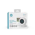 Nedis SmartLife Ulkokamera | Spotlight | 3MP Full HD 1296p | IP65 | MicroSD (ei sisälly) / Onvif / Pilvipalvelutallennus (valinnainen) | 5 V DC | Liiketunnistimella | Yökuvaus | Valkoinen Nedis SmartLife Ulkokamera | Spotlight | 3MP Full HD 1296p | IP65 | MicroSD (ei sisälly) / Onvif / Pilvipalvelutallennus (valinnainen) | 5 V DC | Liiketunnistimella | Yökuvaus | Valkoinen