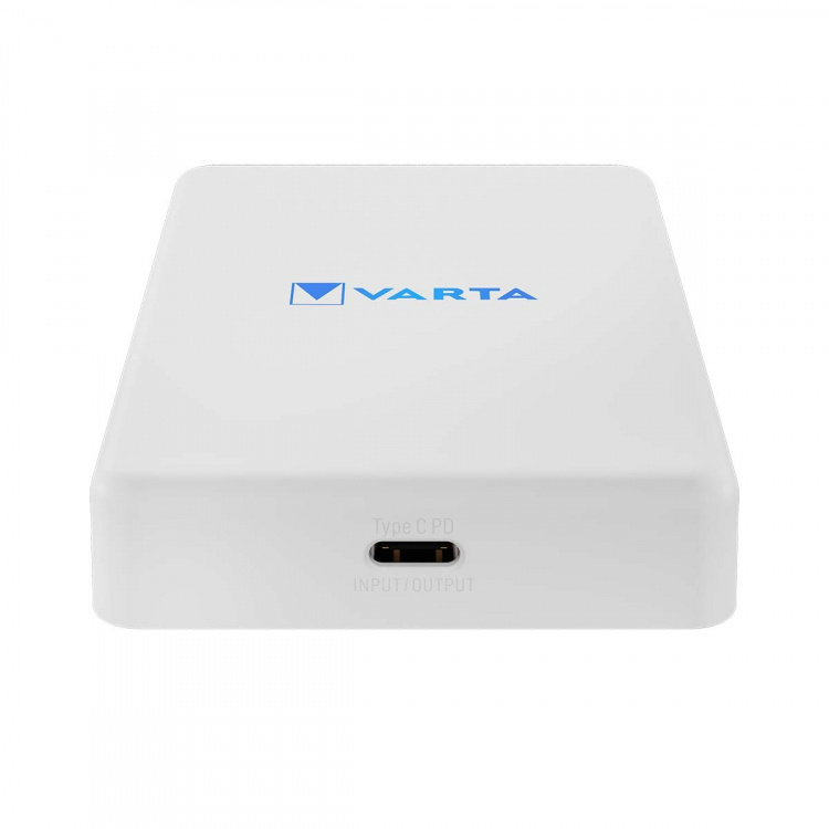 Varta Mag Pro Wireless Power Bank 5.000mAh - Valkoinen painos