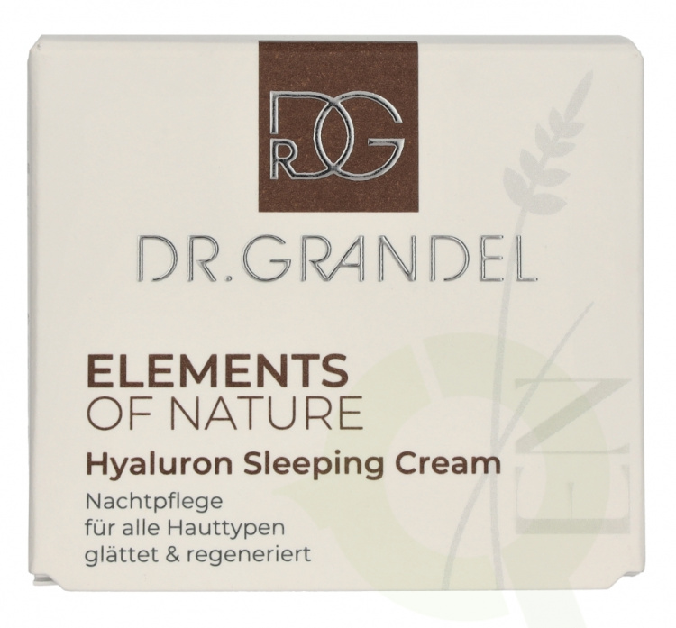 Dr Grandel Dr. Grandel Elements of Nature Hyaluron Sleeping Cream 50 ml For All Skin Types