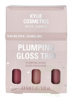 Kylie Cosmetics Lip Gloss Set 9.66 ml Pink Trouble 3.22 ml /Rose Temptation 3.22 ml / Berry Kiss 3.22 ml