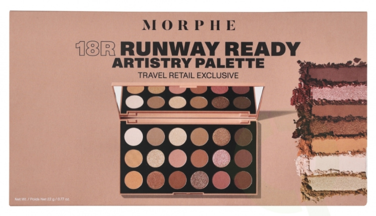 Morphe 18R Runway Ready Artistry Eye Palette 19.5 g