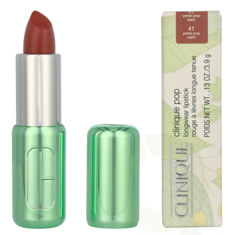 Clinique Pop Longwear Satin Lipstick 3.9 g #41 Petal Pop