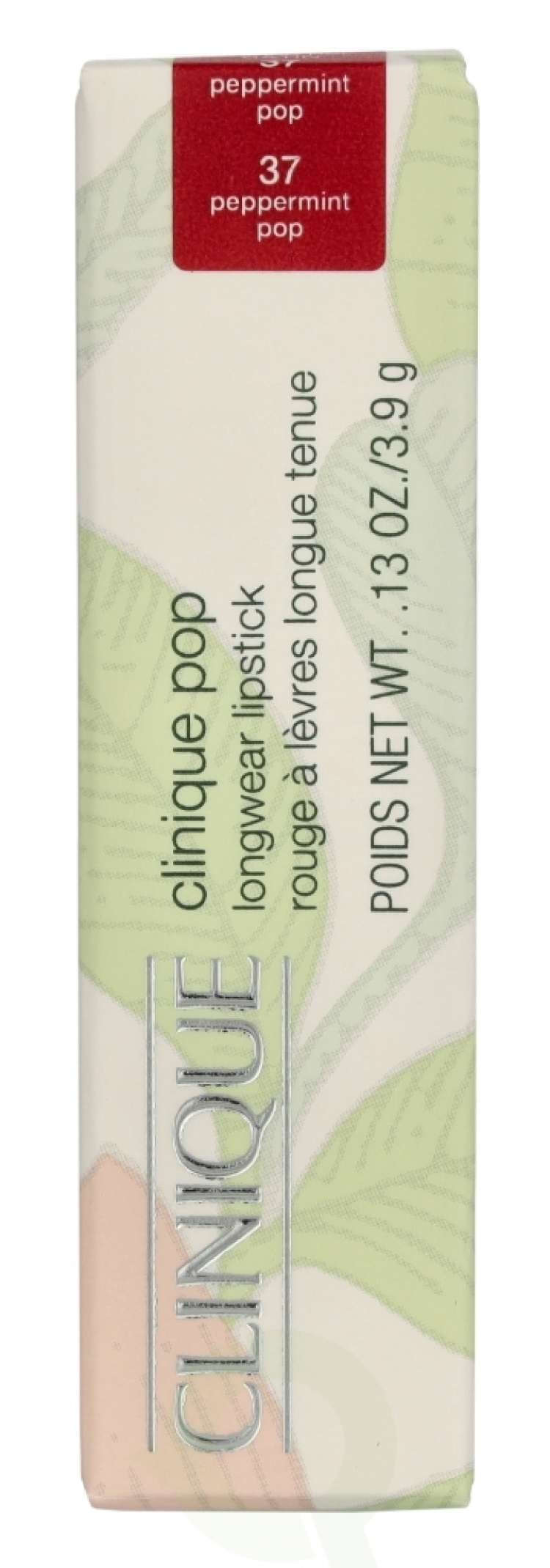 Clinique Pop Longwear Satin Lipstick 3.9 g #37 Peppermint Pop