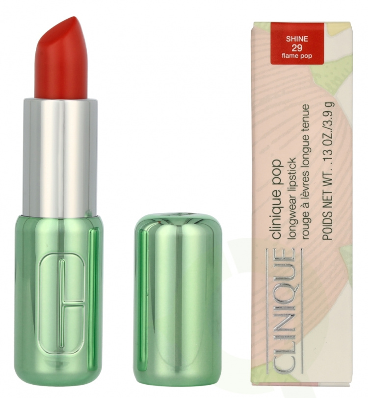 Clinique Pop Longwear Shine Lipstick 3.9 g #11 FlamePop