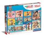 Clementoni Palapeli 10-i-1 Paw Patrol, 18, 30, 48 ja 60 kpl - (I-20270)