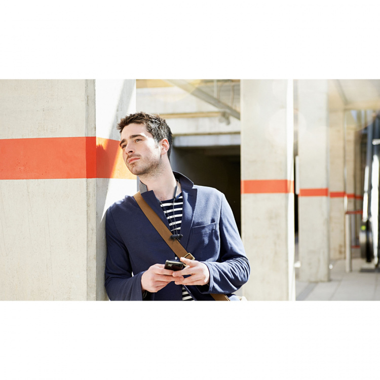 Philips Hörlurar In-Ear Nack-band IPX5 Svart