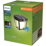Philips Nissa Vägglampa Solcell LED 250/20lm Svart