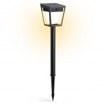 Philips Nissa Piedestal Solcell LED 250/20lm Svart Philips Nissa Piedestal Solcell LED 250/20lm Svart