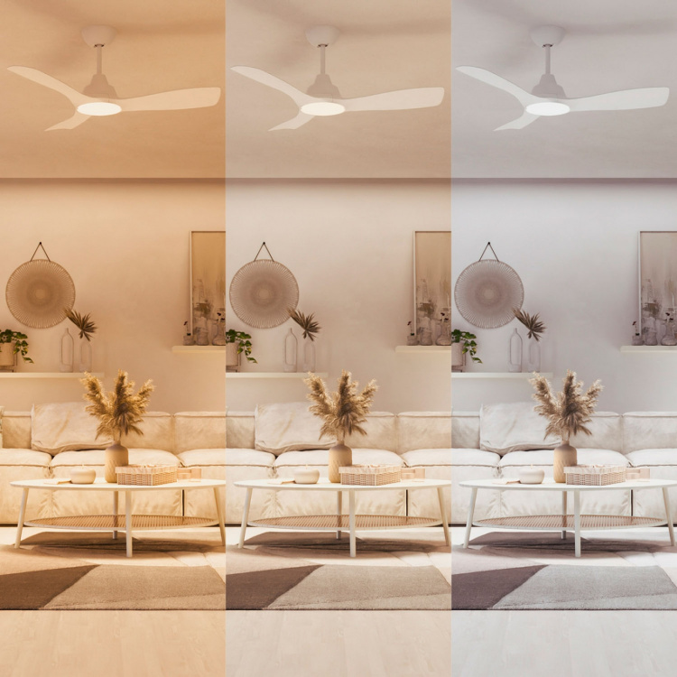 Philips Takfläktslampa Ø106 cm 30W / 24W Justerbart vitt ljus