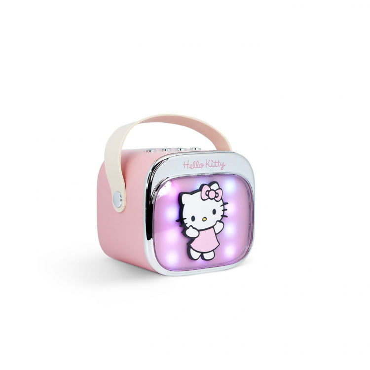 HELLO KITTY Karaoke Kaiutin Mikrofoni Hello Kitty LED