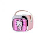 HELLO KITTY Karaoke Kaiutin Mikrofoni Hello Kitty LED