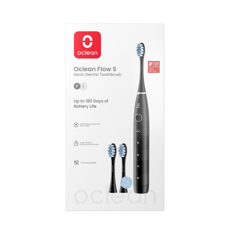 Oclean Sähköhammasharja Flow S 20 Musta