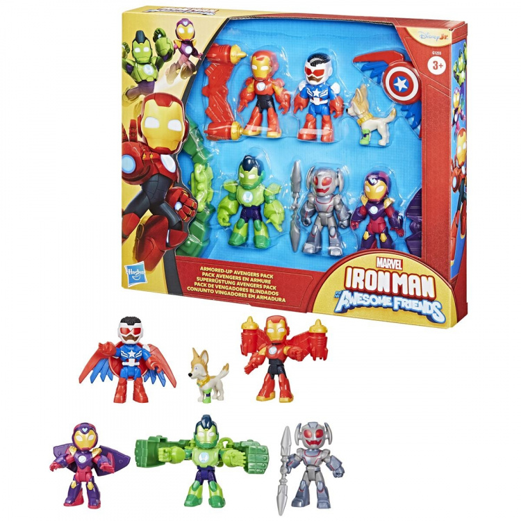 Marvel Iron Man And His Awesome Friends Armored-Up Avengers Pack