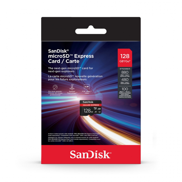 SanDisk Microsd Card Express 880MB/s U3 C10 128GB