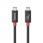 Hama Kaapeli USB-C USB 4.0 Gen4 80 Gbit/S 240W 1.0M Musta