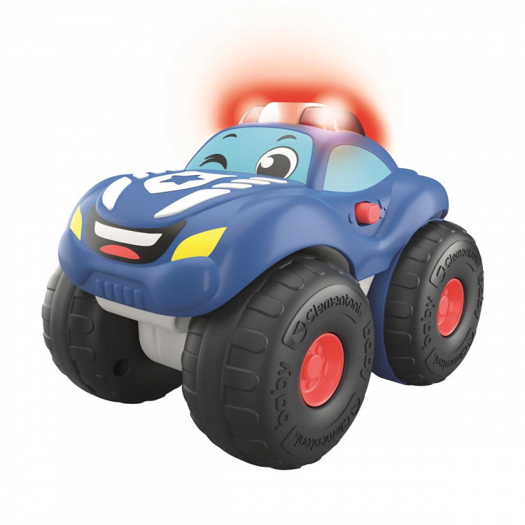 Clementoni Stunt Wheels Pullback Car Police Clementoni Stunt Wheels Pullback Car Police