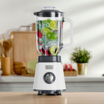 BLACK+DECKER Tehosekoitin Jar Blender 1000W Valkoinen