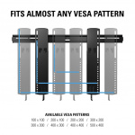 SANUS Seinäteline 51-80 VLT16-B2 Superslim