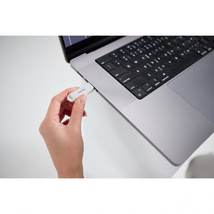 SanDisk USB-muistitikku Phone Drive USB-C 256GB Arktinen Valkoinen SanDisk USB-muistitikku Phone Drive USB-C 256GB Arktinen Valkoinen