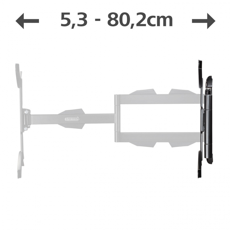 Hama Seinäteline Tv Täysi Liike Pitkä Varsi VESA 400x400