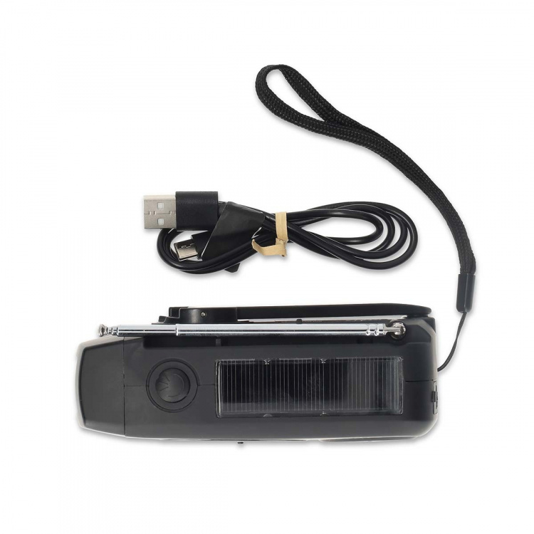 Nedis Hätäradio | Pöytämalli | AM / FM | Powerbank-toiminto | Akkukäyttöinen / Käsiveivi / USB Virta | Musta Nedis Hätäradio | Pöytämalli | AM / FM | Powerbank-toiminto | Akkukäyttöinen / Käsiveivi / USB Virta | Musta