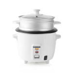 MELISSA Riisinkeitin | 0,6 l | 300 W | Tarttumaton pinnoite | Irrotettava kulho | Höyrykori | Lämpimänäpitotoiminto | Automaattinen poiskytkentä | Valkoinen väri MELISSA Riisinkeitin | 0,6 l | 300 W | Tarttumaton pinnoite | Irrotettava kulho | Höyrykori | Lämpimänäpitotoiminto | Automaattinen poiskytkentä | Valkoinen väri