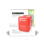 MELISSA Kannettava minijääkaappi | 6 tölkkiä / 4 l tilavuus | 100-240 V / 12 V | Lämmitys- / jäähdytystoiminto | Kantokahva | Punainen | Punainen MELISSA Kannettava minijääkaappi | 6 tölkkiä / 4 l tilavuus | 100-240 V / 12 V | Lämmitys- / jäähdytystoiminto | Kantokahva | Punainen | Punainen