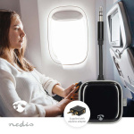 Nedis Bluetooth ® lähetin/vastaanotin | Audio- / video- / datayhteyksien syöttö: USB-C™ Female | Audio- / video- / datayhteyksien ulostulo: USB-C™ Female | SBC | Jopa 2 laitetta | Suurin akun toistoaika: 13 tuntia | Musta