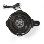 MELISSA Tehosekoitin | 800 W | 2 nopeutta + pulssi | 4 ruostumattomasta teräksestä valmistettua terää | muovikannu | musta