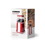 MELISSA Popcorn-kone | 60 g | 1200 W | 2 - 4 min | Punainen/valkoinen | Punainen/valkoinen