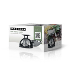 MELISSA Retro-keittiövaaka | Analoginen | Metallikotelo | Irrotettava kulho | Max. 5 kg | 25 gramman askelin | Musta