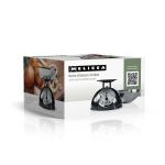 MELISSA Retro-keittiövaaka | Analoginen | Metallikotelo | Irrotettava kulho | Max. 5 kg | 25 gramman askelin | Musta