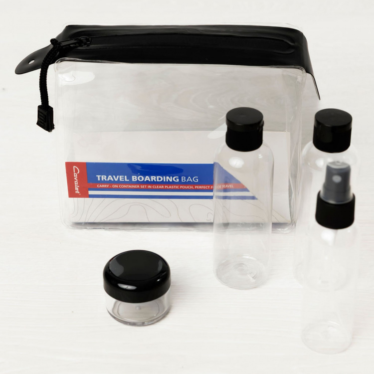 Cavalet Resekit 3 (Bagagevåg, Bagagetag Röd, Reseflaskor)