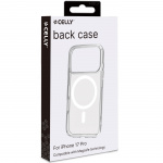 Celly Gelskinmag TPU Cover MagSafe-kompatibelt iPhone 17 Pro Transparent