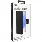 Celly Wally Wallet Case Galaxy Galaxy S25 FE Svart