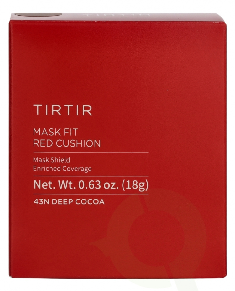 TirTir Mask Fit Red Cushion Foundation SPF40 18 g #43N Deep Cocoa