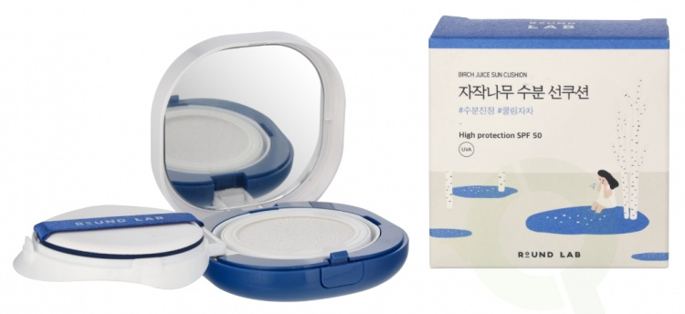 Round Lab Birch Juice Moisturizing Sun Cushion SPF50+ PA++++ 15 g
