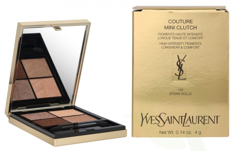 Yves Saint Laurent YSL Couture Mini Clutch Eye Shadow Palette 4 g #100 Stora Dolls