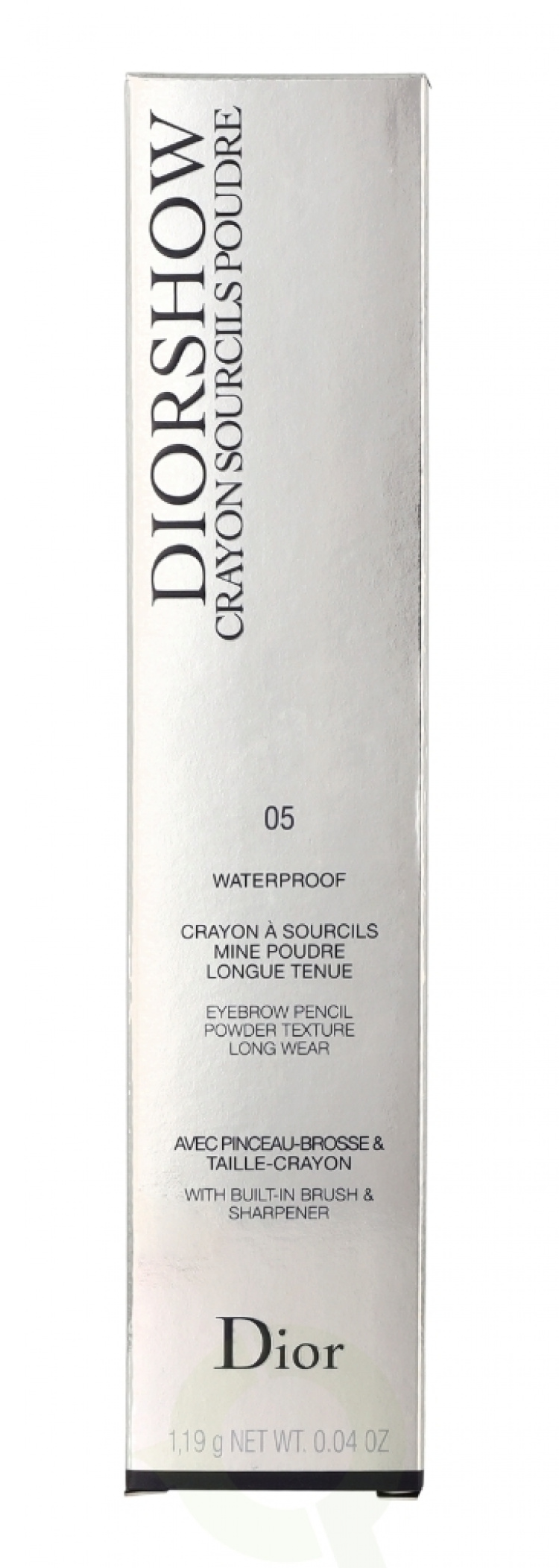 Dior Diorshow Crayon Sourcils Poudre WP Eyebrow Pencil 1.19 g #05 Black