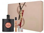 Yves Saint Laurent YSL Black Opium Giftset 101.3 ml Edp Spray 90ml/Epd Spray 10ml/Mini Lipstick #44 1.3g