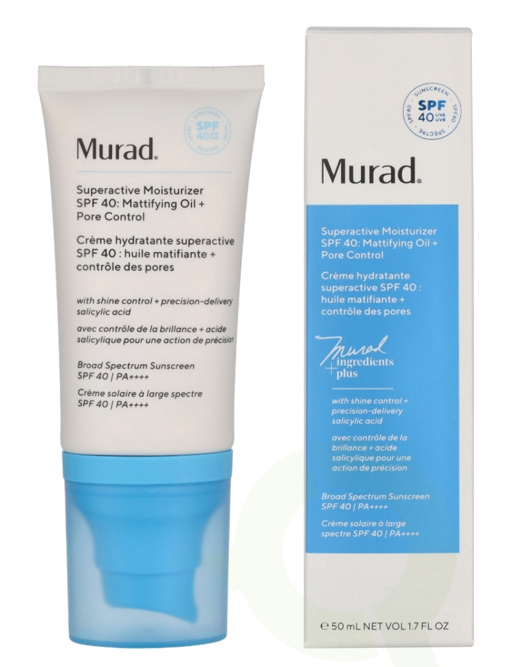 Murad Superactive Moisturizer Oil + Pore Control SPF40 50 ml